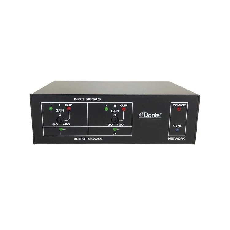 2 Mic và Line Inputs Giao diện Dante