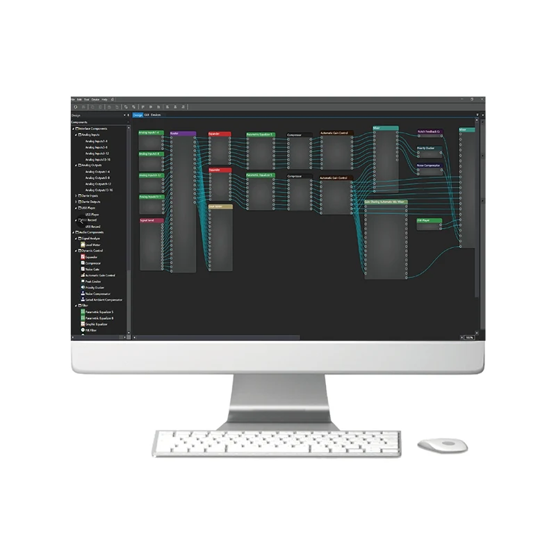 Dante 64 in 64 Out Kiến trúc mở Bộ xử lý âm thanh mạng DSP